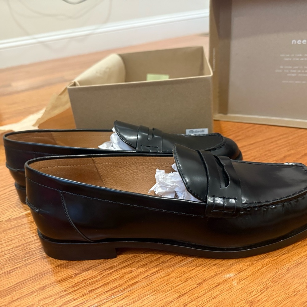 Madewell Leather Penny Loafers - Picture 7 of 12